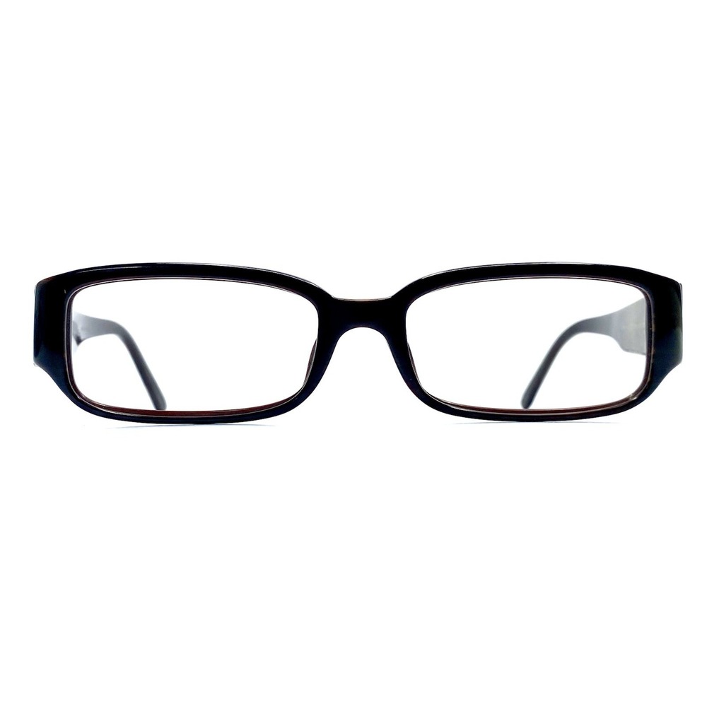 Prada Purple Brown Black Wood Rectangular Glasses Italy VPR04I 7N6-1O1 52 17 135